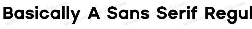 Basically A Sans Serif Regular字体转换